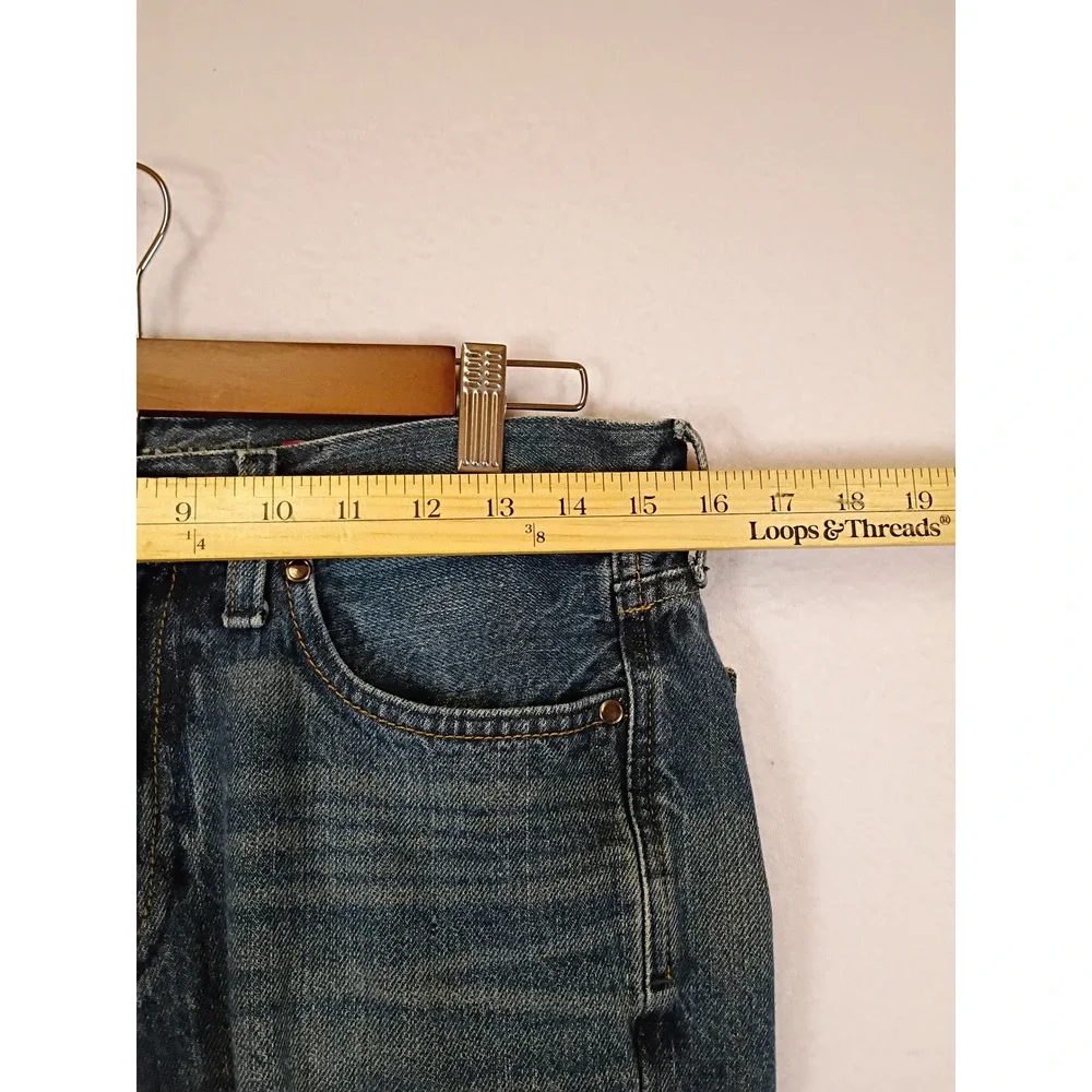 Classic Americana Apt. 9 Mens 30x30 Blue Straight Fit Medium Wash Denim Jeans